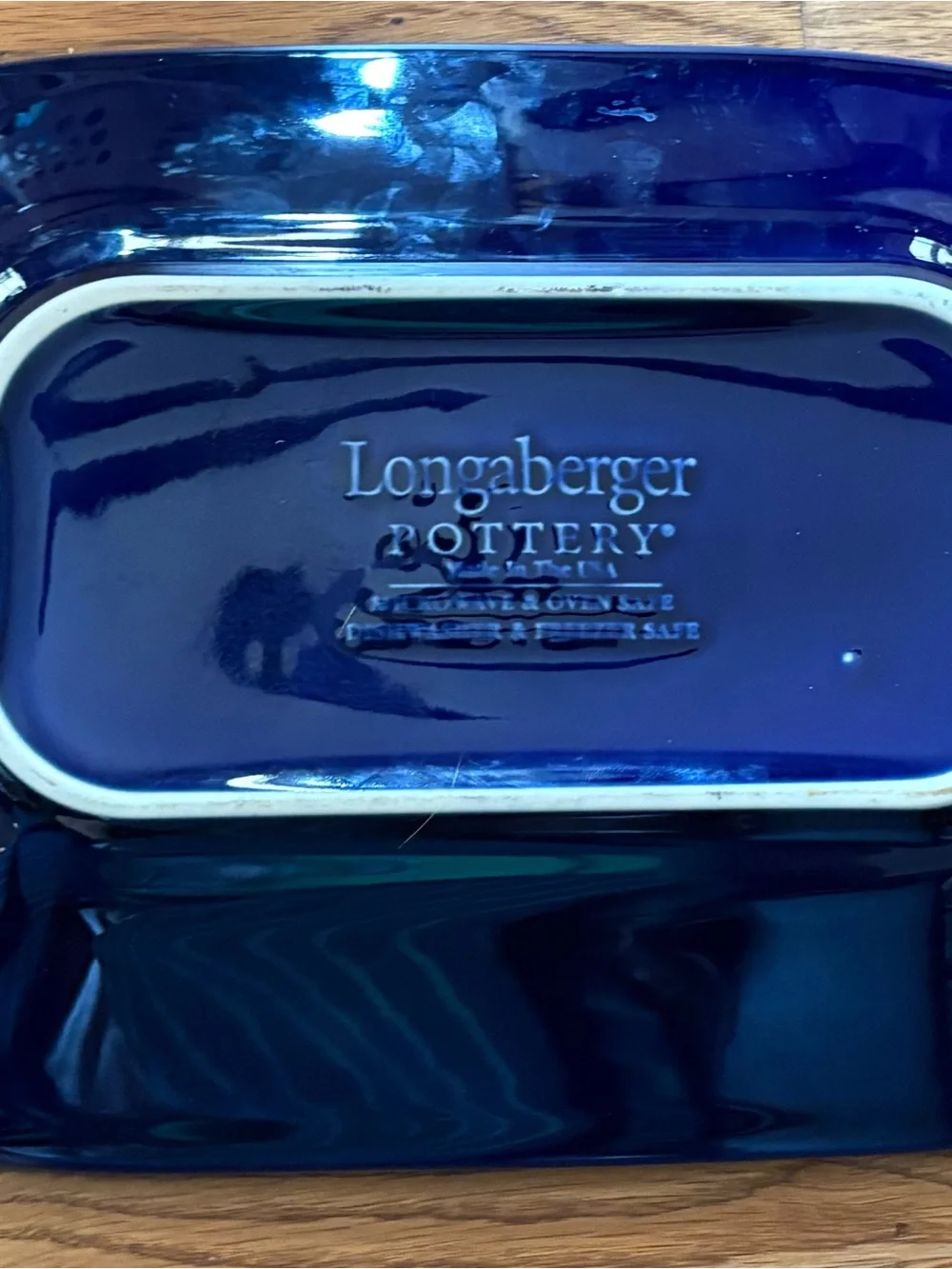 Longaberger Pottery “Proudly American” Platter